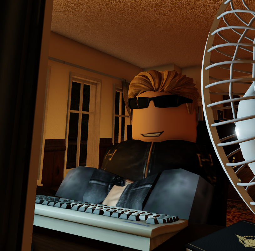 albert wesker (roblox) Blank Meme Template