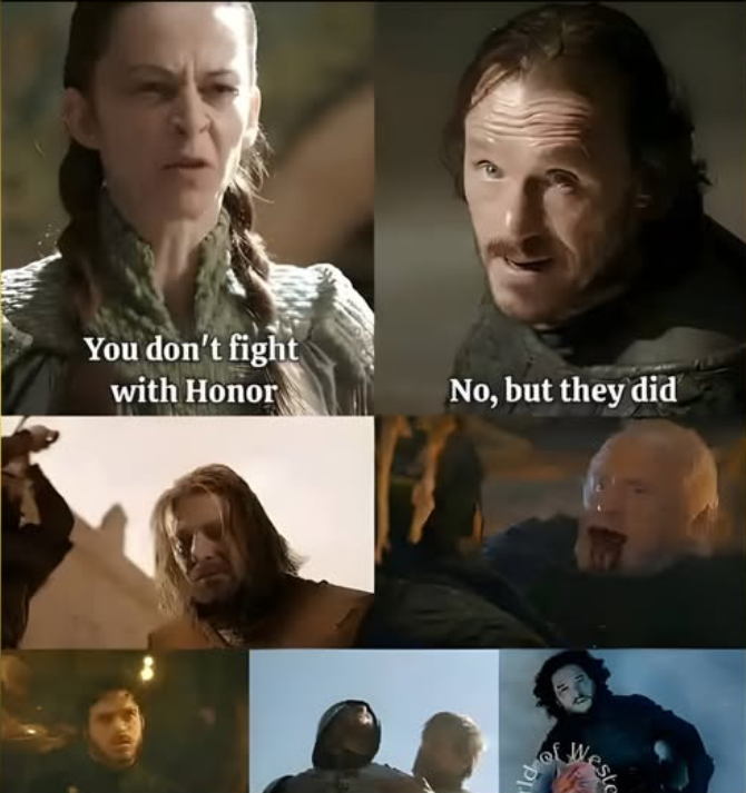 you dont fight with honor Blank Meme Template
