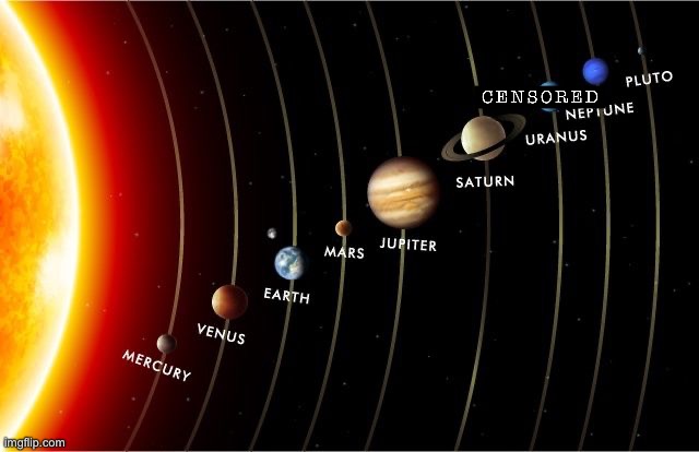 Solar System | image tagged in solar system | made w/ Imgflip meme maker