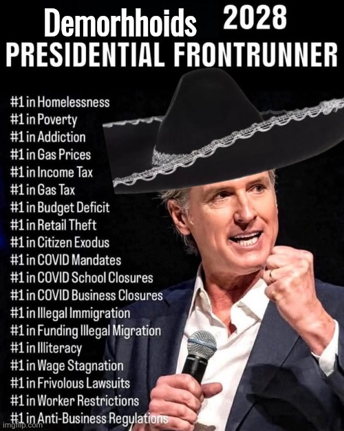 Greasy Gavin Newsom is the Dem front runner | Demorhhoids | image tagged in grease,gavin,pelosi | made w/ Imgflip meme maker