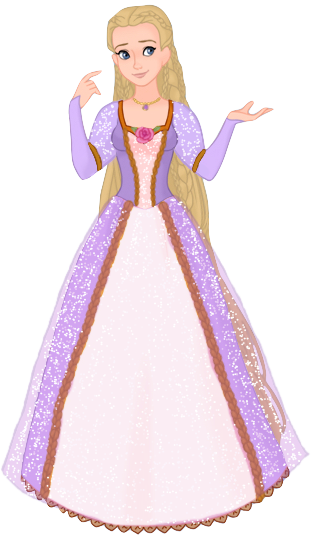 Barbie as Rapunzel Blank Meme Template