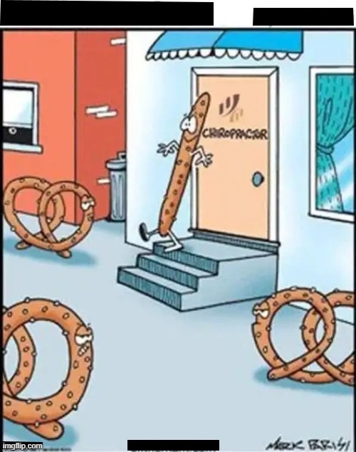 pretzel goes to chiropractor | image tagged in pretzel,chiropractor,comics/cartoons | made w/ Imgflip meme maker