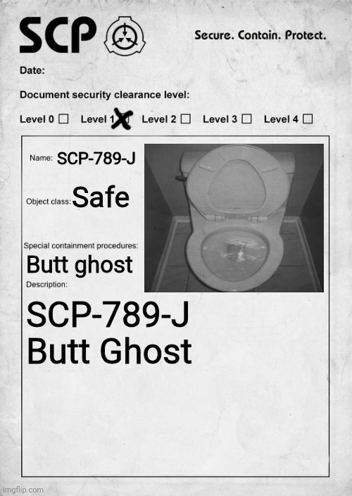 Scp-789-J Document Blank Meme Template
