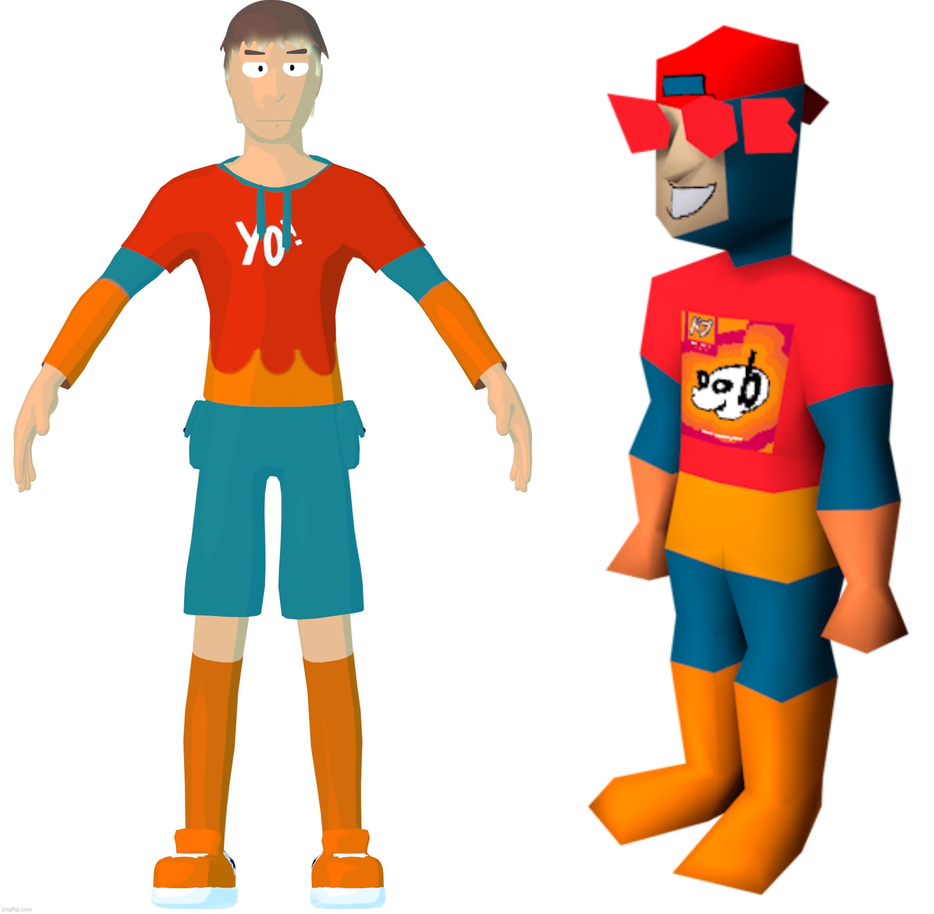 Same exact character btw (3 years apart but still) | made w/ Imgflip meme maker