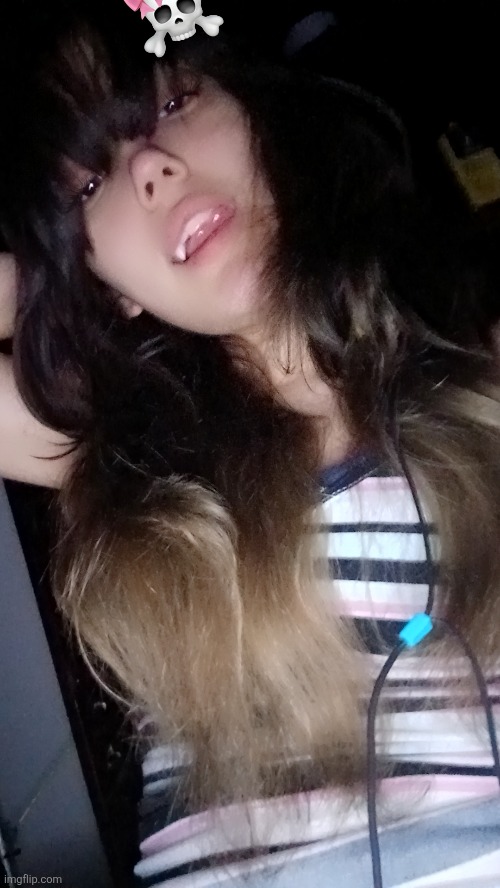 Yall think bangs look good on me? | image tagged in face reveal | made w/ Imgflip meme maker