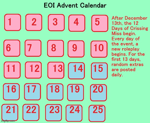 EOI Advent Calendar.mp3 | made w/ Imgflip meme maker