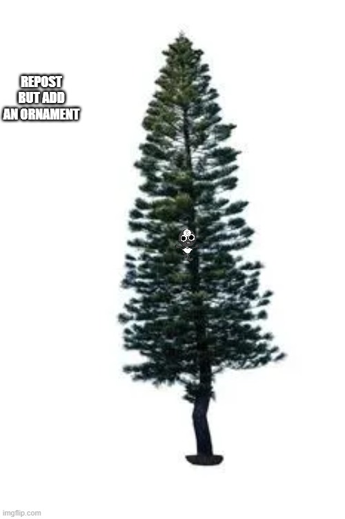 REPOST BUT ADD AN ORNAMENT | made w/ Imgflip meme maker