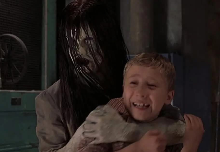 Scary movie grudge meme Blank Meme Template