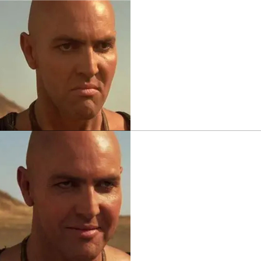 The Mummy Imhotep mad then pleased Blank Meme Template