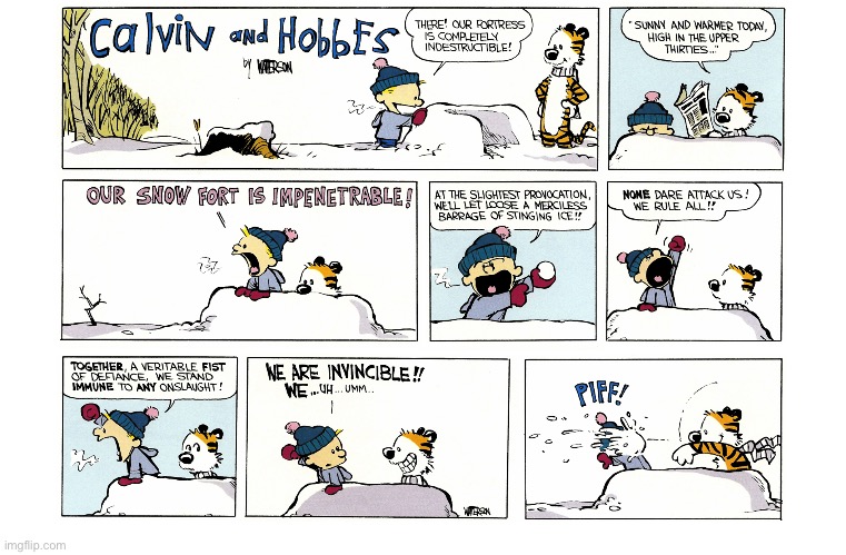 image tagged in calvin and hobbes,comics | made w/ Imgflip meme maker