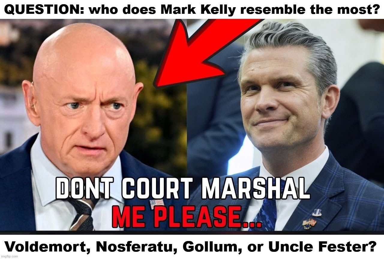 QUESTION: who does Mark Kelly resemble the most? | image tagged in mark kelly,seditious 6,sedition,traitor,traitors,treason | made w/ Imgflip meme maker