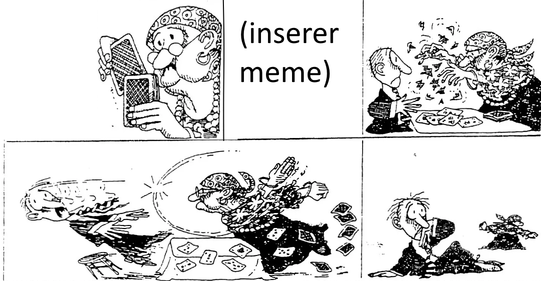 The clairvoyant Blank Meme Template