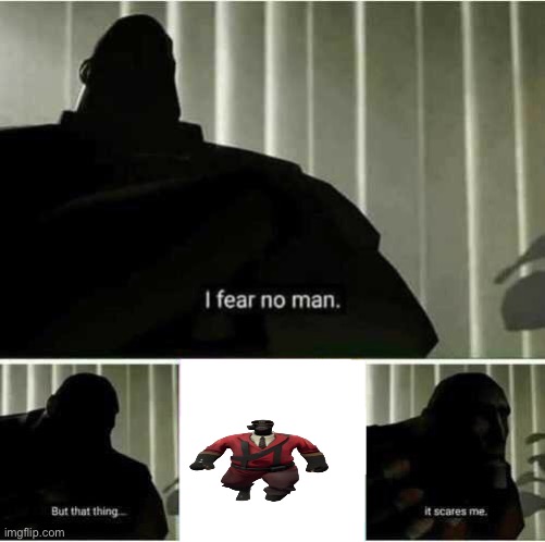 I fear no man. But that thing..it scares me | image tagged in i fear no man but that thing it scares me | made w/ Imgflip meme maker