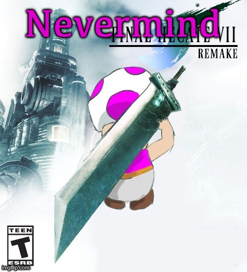 Final Hecate VII (thank you disco) | Nevermind | image tagged in final hecate vii thank you disco | made w/ Imgflip meme maker