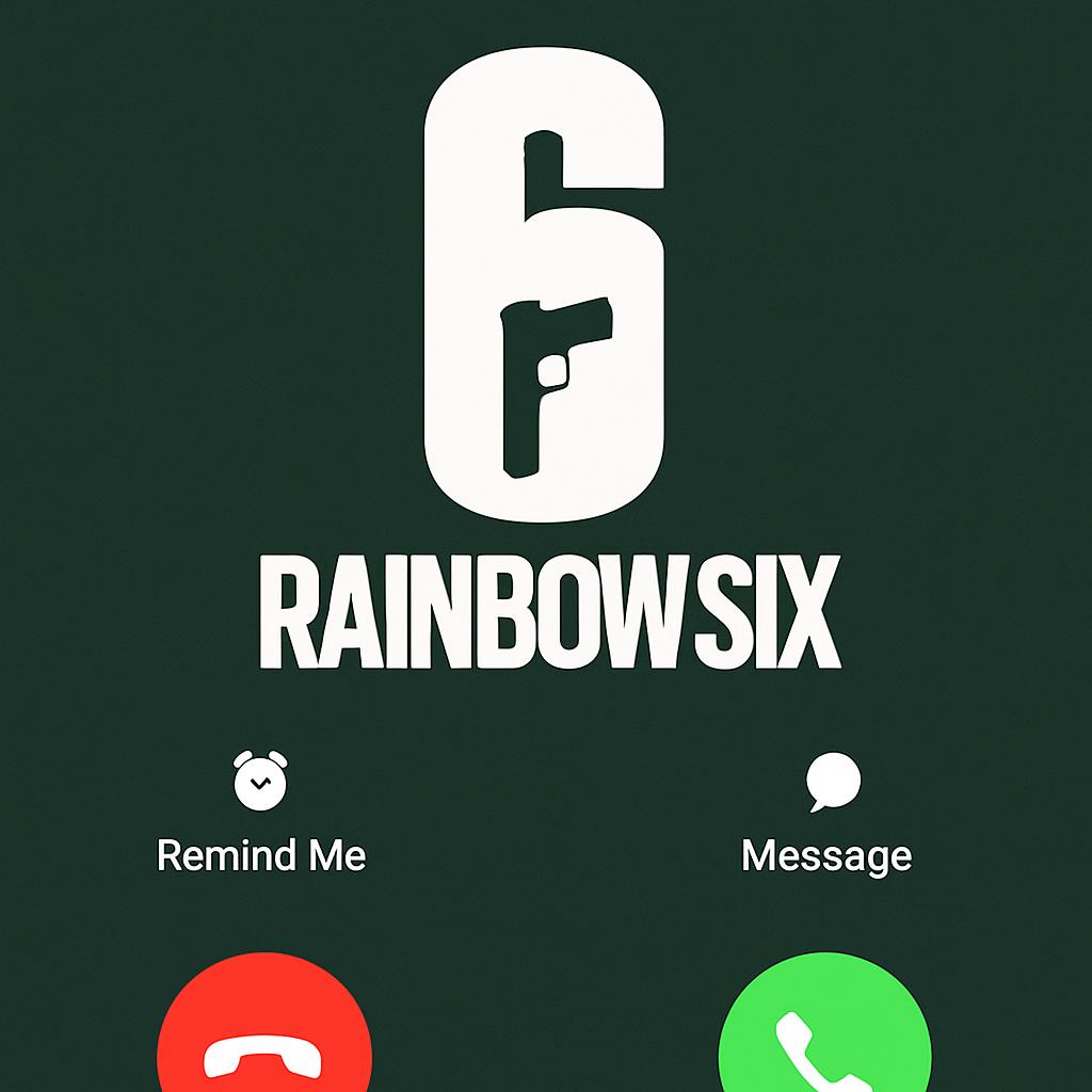 Incoming call from Rainbow Six Blank Meme Template