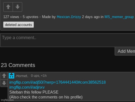 Andrew come in clutch, msmg ban ain't enough i need this mf ERASED from the entire site. | made w/ Imgflip meme maker