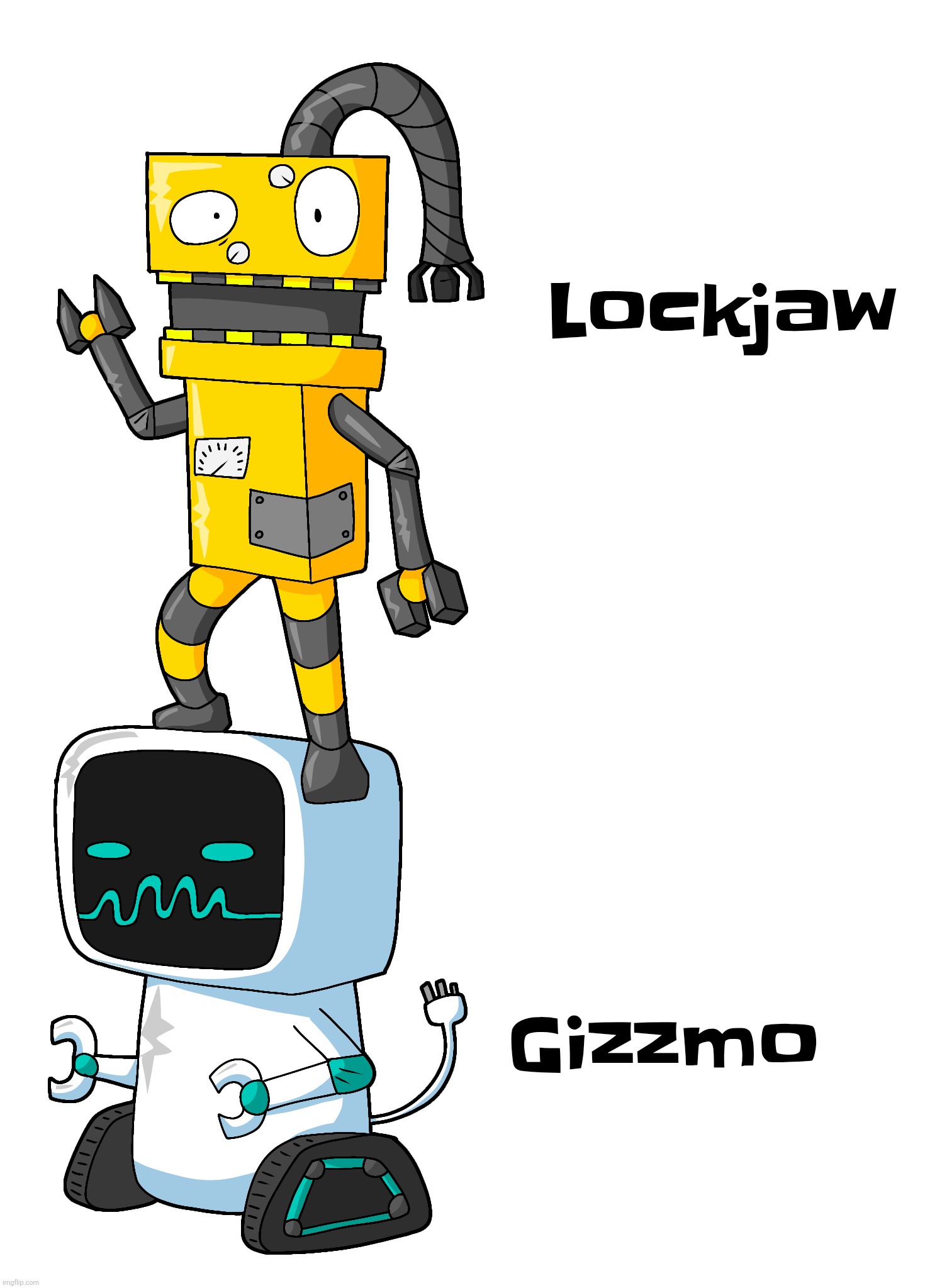 I renamed them | Lockjaw; Gizzmo | made w/ Imgflip meme maker