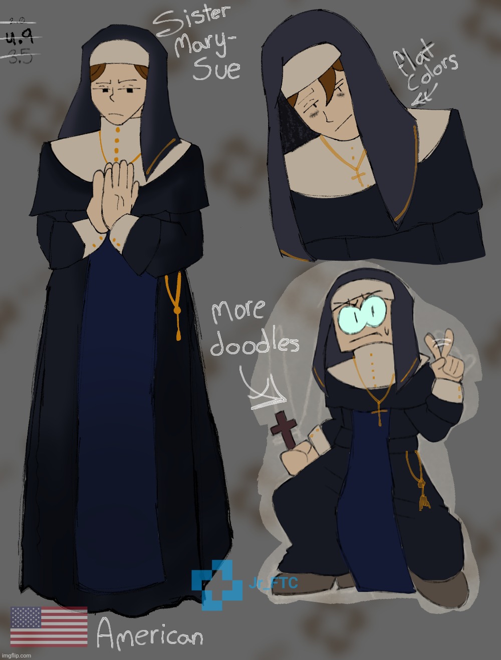 ART OF A NUN :0 | made w/ Imgflip meme maker