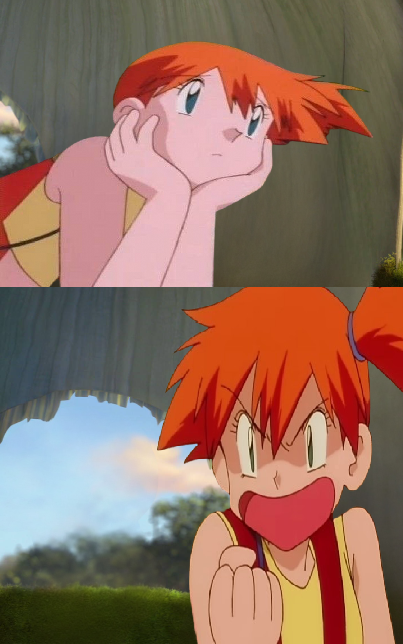 Misty tells who Blank Meme Template