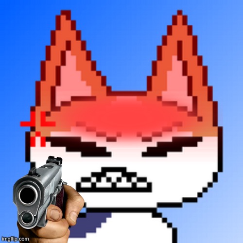 He found your cringe meme | image tagged in catto boi angry | made w/ Imgflip meme maker