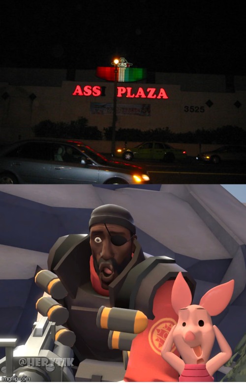 Nani!? | image tagged in ass,plaza,sign | made w/ Imgflip meme maker