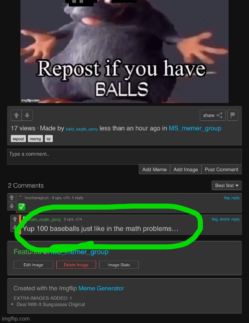 “Henry has 100 baseballs…” | image tagged in baseball,math is math | made w/ Imgflip meme maker