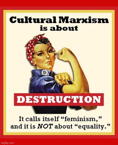 It never has been about real “equality”… | image tagged in anti communists,cultural marxism,feminism,not real equality | made w/ Imgflip meme maker