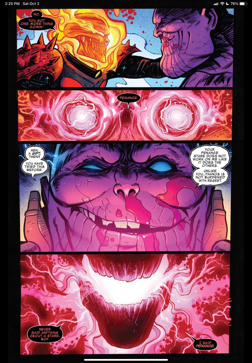 Ghost Rider and Thanos Blank Meme Template