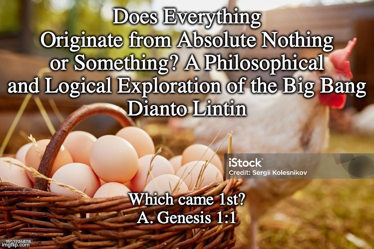 In The Beginning...Elohim | image tagged in a no-brainer | made w/ Imgflip meme maker