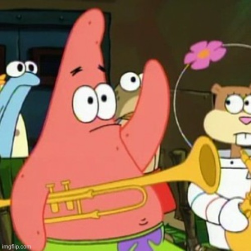 image tagged in memes,no patrick | made w/ Imgflip meme maker