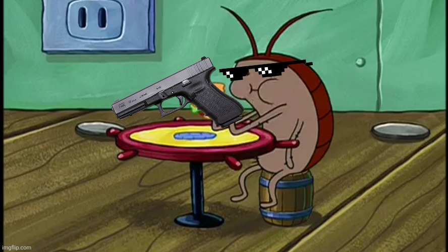 image tagged in spongebob cockroach eating | made w/ Imgflip meme maker