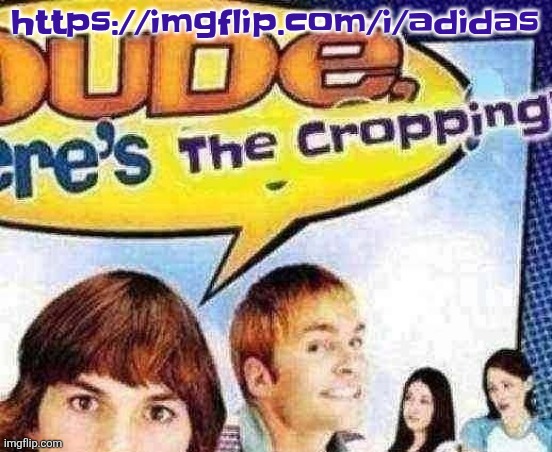 https://imgflip.com/i/adidas WE GOT THE ADIDAS LINK | https://imgflip.com/i/adidas | image tagged in dude where's the cropping | made w/ Imgflip meme maker