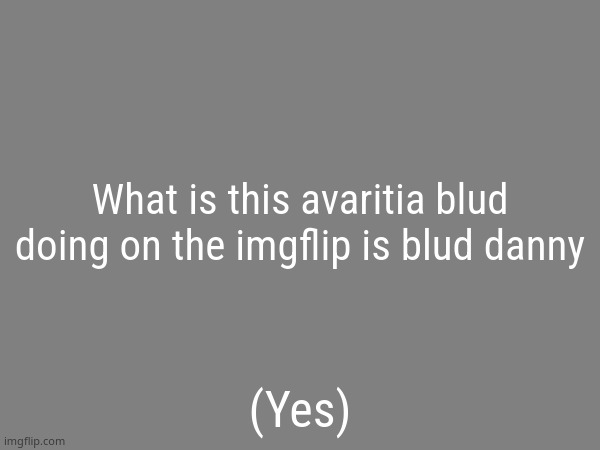 the avaritia image | What is this avaritia blud doing on the imgflip is blud danny; (Yes) | image tagged in the avaritia image | made w/ Imgflip meme maker