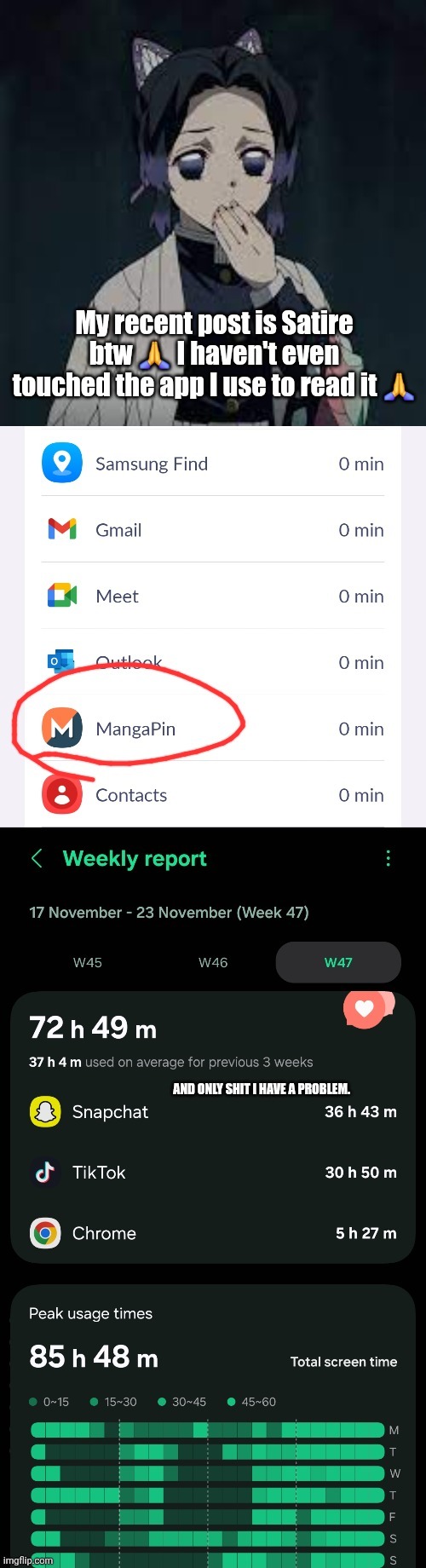 I'm not ACTUALLY reading yaoi, I have been texting my friends and decided to make imgflip spiral | made w/ Imgflip meme maker