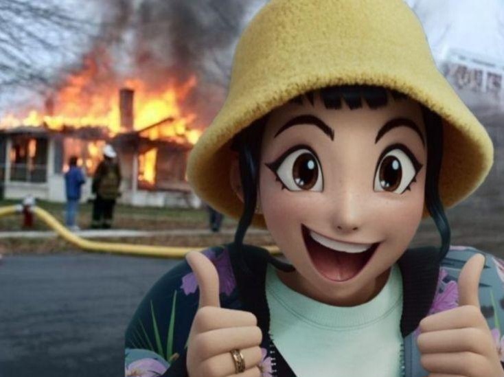 K-Pop Demon Hunters Zoey Blank Meme Template