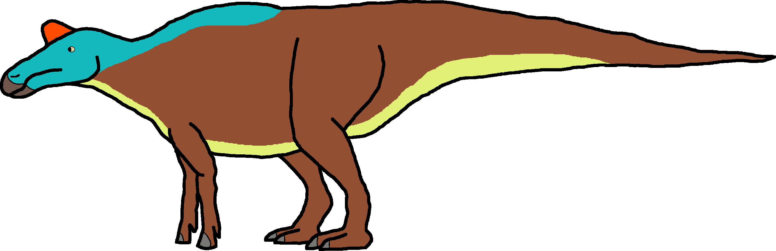 Male Edmontosaurus (Paleoverse + EOIverse) Blank Meme Template