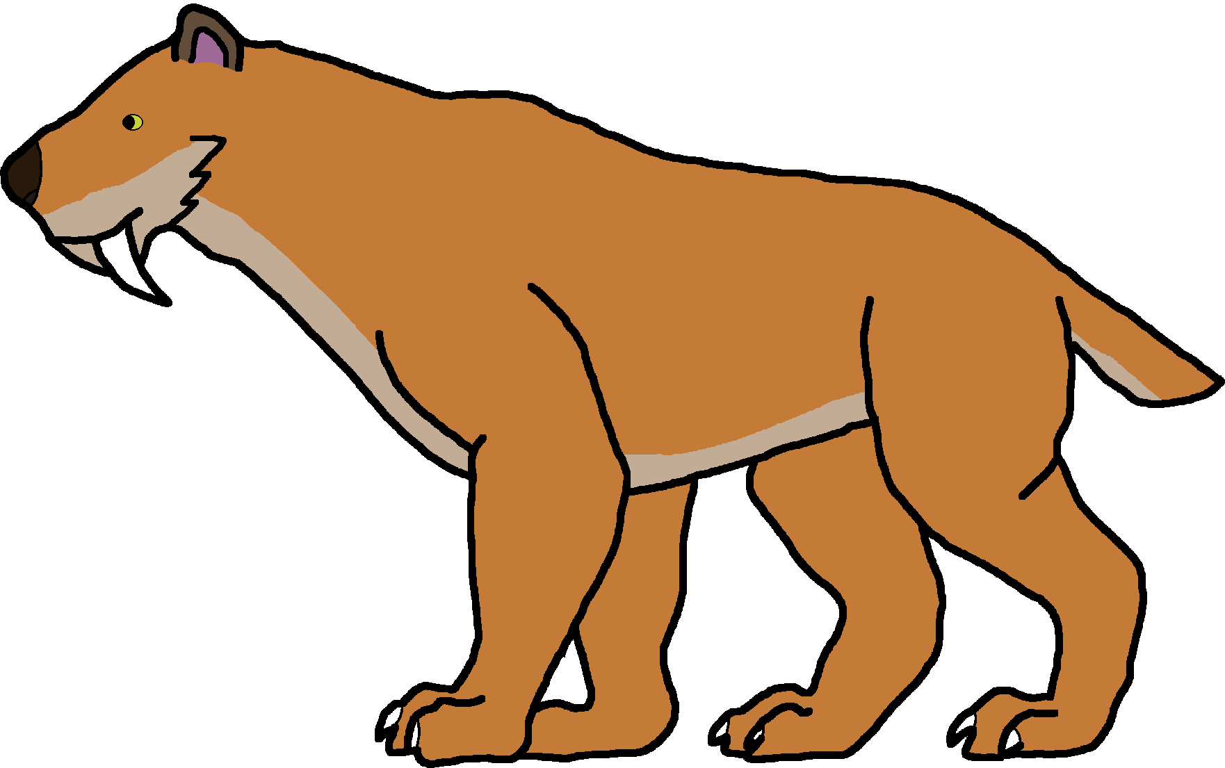 Female Smilodon (Paleoverse + EOIverse) Blank Meme Template