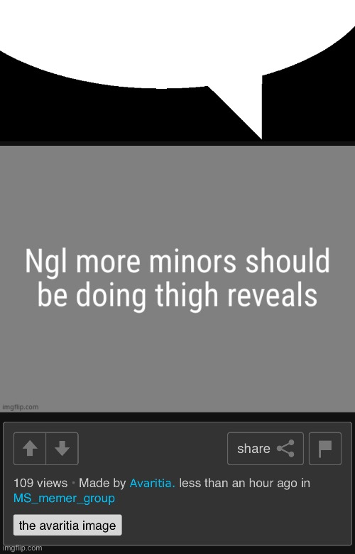 avaritia speech bubble Blank Meme Template