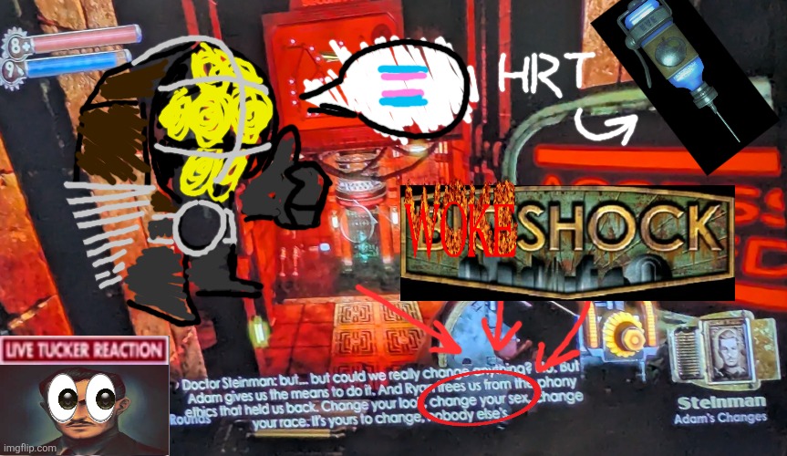 was playing BioShock and spotted this | image tagged in bioshock | made w/ Imgflip meme maker