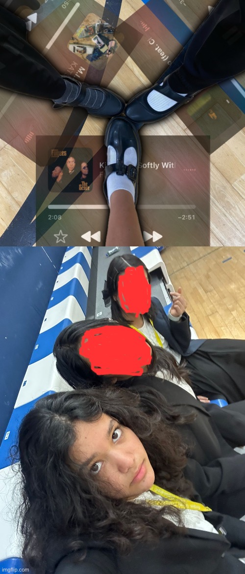 just my friends and i (i edited the pic) | made w/ Imgflip meme maker