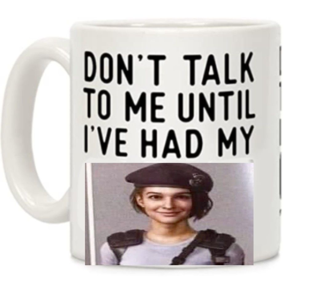 Jill Mug Blank Meme Template