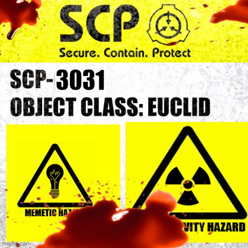 SCP-3031 Blank Meme Template