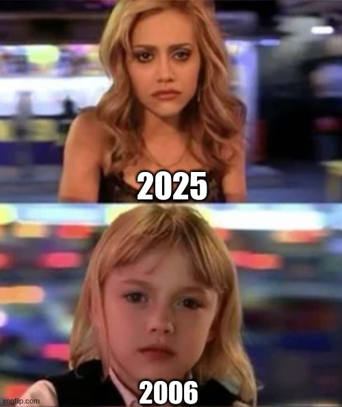 age | 2025; 2006 | image tagged in young,teenagers,playground | made w/ Imgflip meme maker