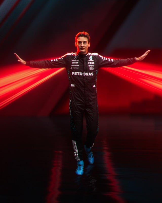 T-Pose George Russell Blank Meme Template