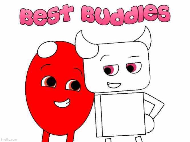 the besties　　　　　　　　　(ts took me like 20 minutes man pixlr HATES mobile!!) | made w/ Imgflip meme maker