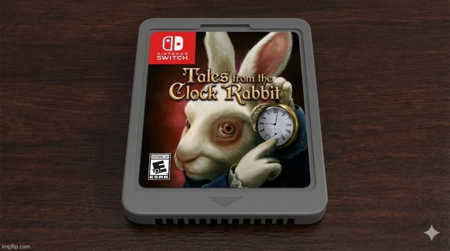 rabbit | image tagged in laughable,clock rabbit | made w/ Imgflip meme maker