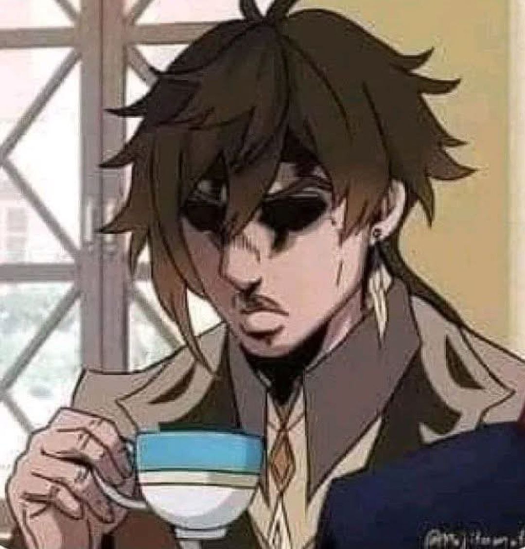 Jojo zhongli Blank Meme Template