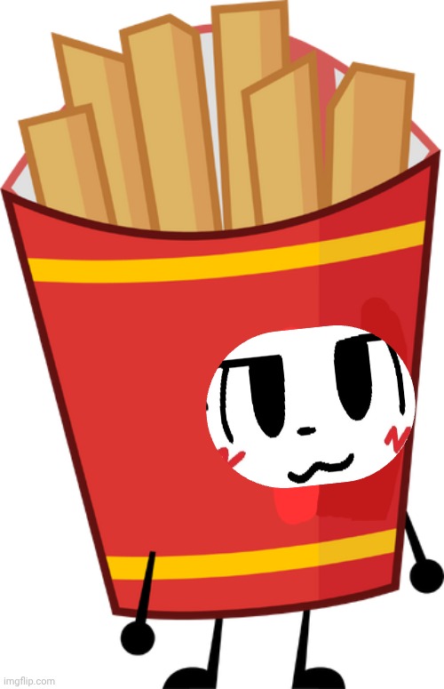 BFDI Fries | image tagged in bfdi fries | made w/ Imgflip meme maker