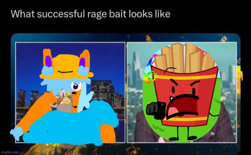 Successful ragebait | image tagged in successful ragebait | made w/ Imgflip meme maker