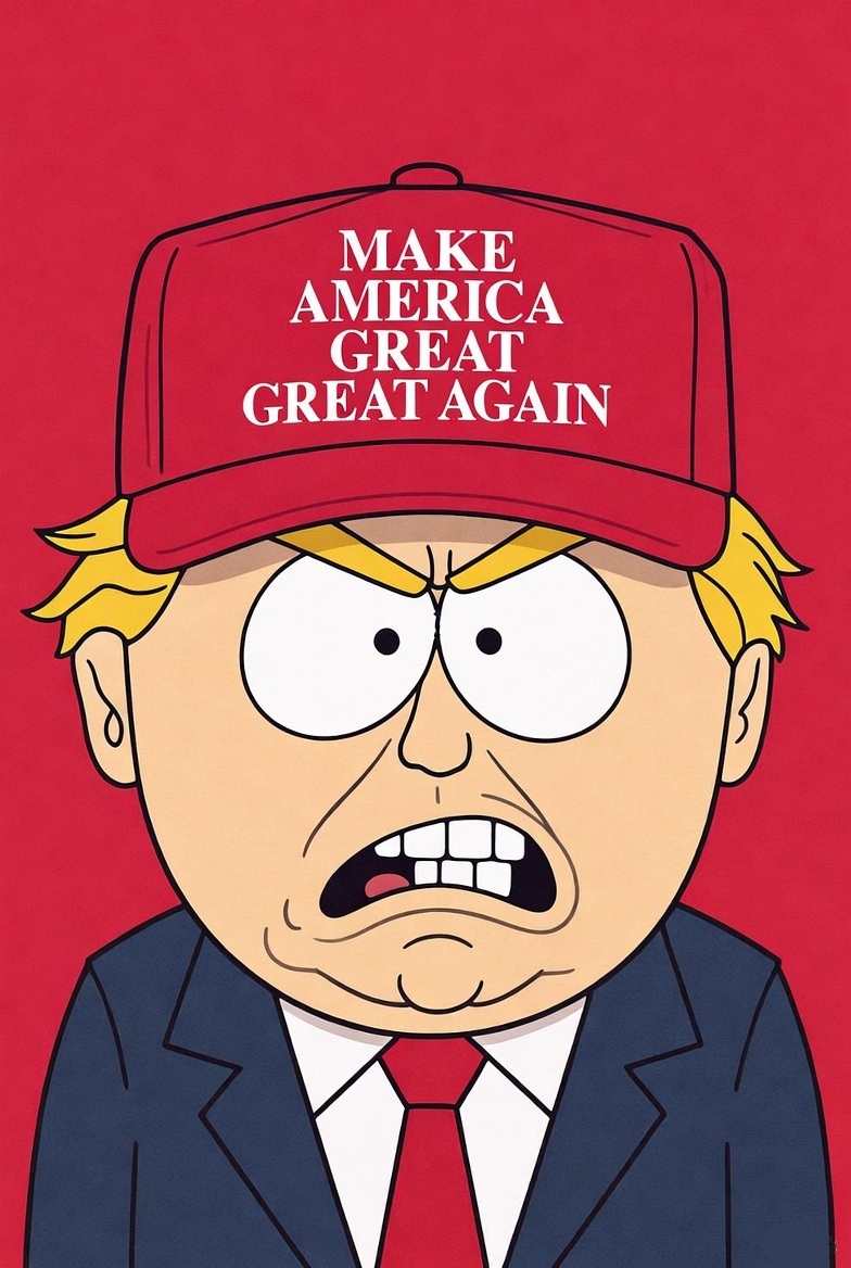 Donald Trump Eric Cartman South Park cartoon Blank Meme Template